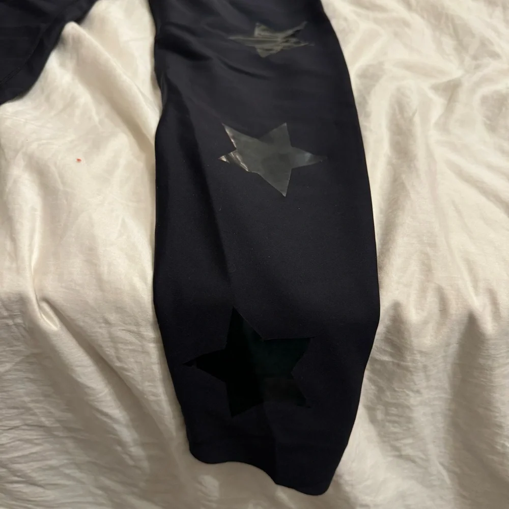 Ultracor Ultra Lux Knockout Star Leggings in Nero & Patent Nero - Sz: L - Picture 6 of 10